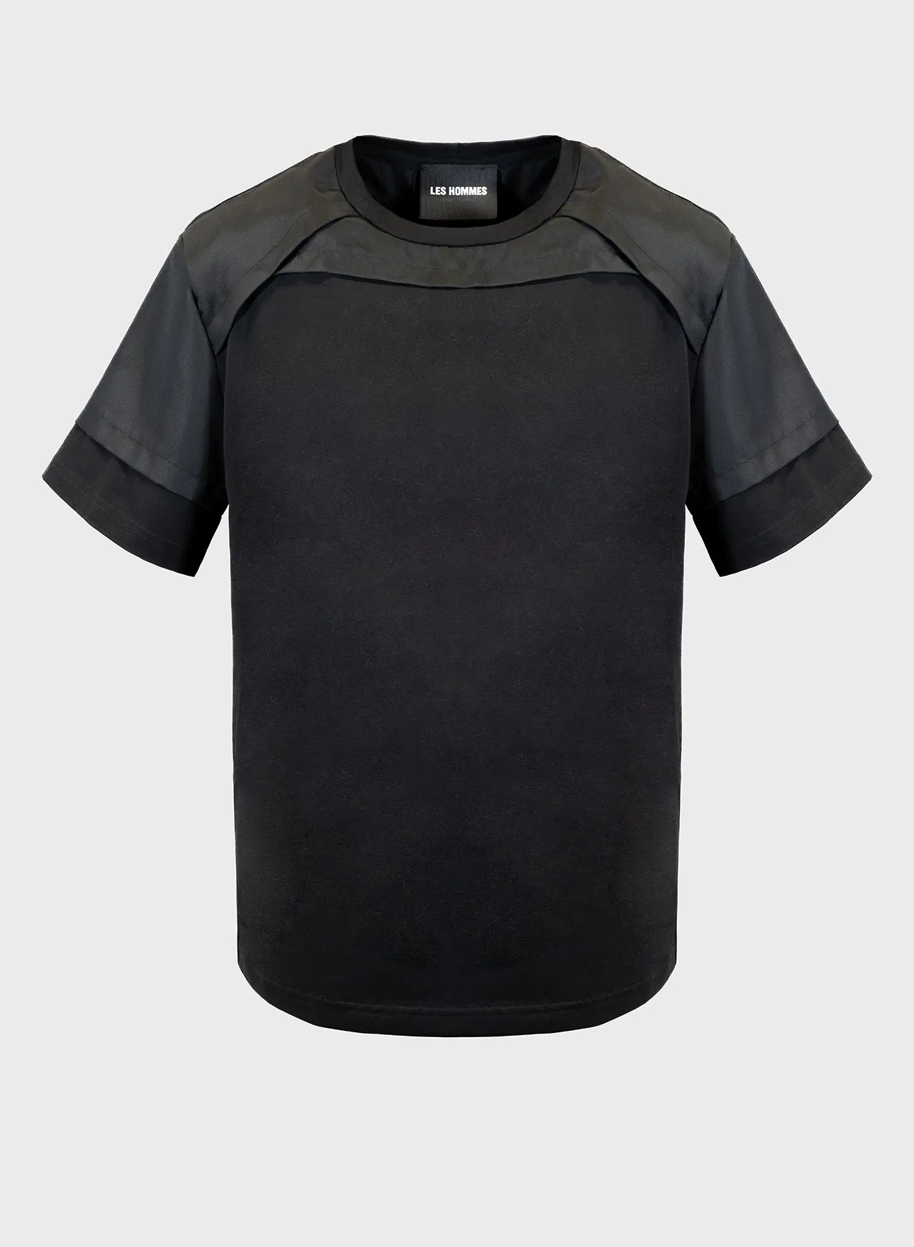 DOUBLE SLEEVES WITH NYLON T-SHIRT sold by Les Hommes product image thumbnail 2