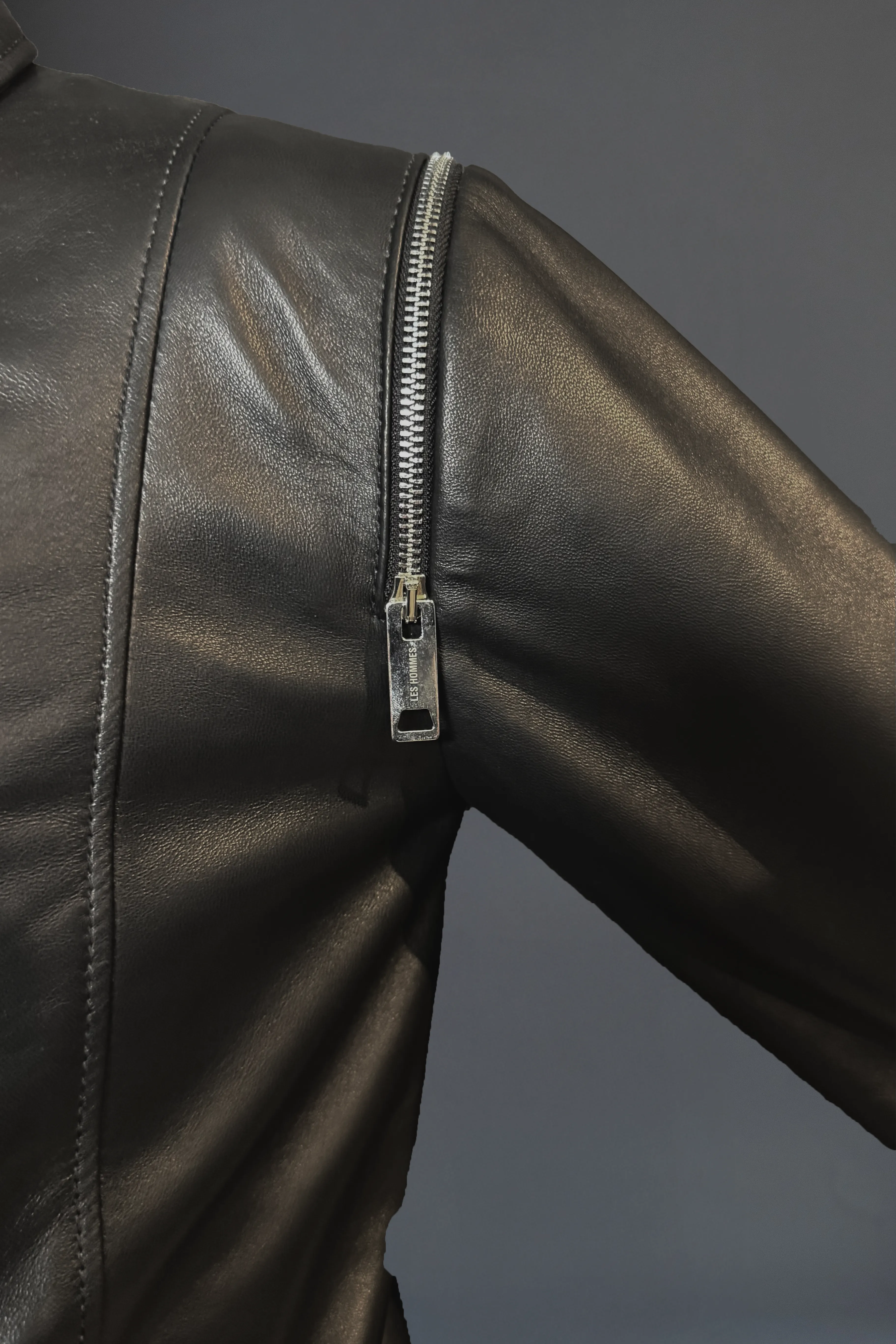 LHB2614006 LEATHER-BOMBER sold by Les Hommes product image thumbnail 3