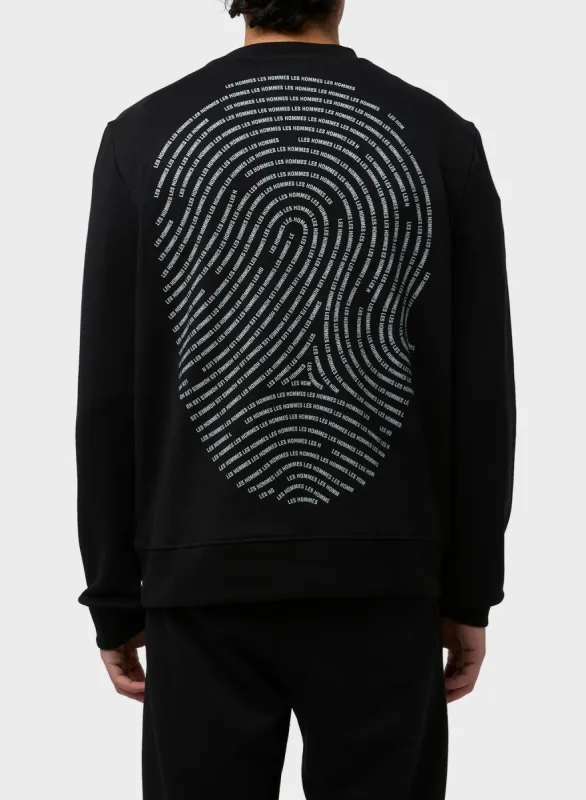 COMFY FLEECE FINGERS PRINT ON THE BACK sold by Les Hommes