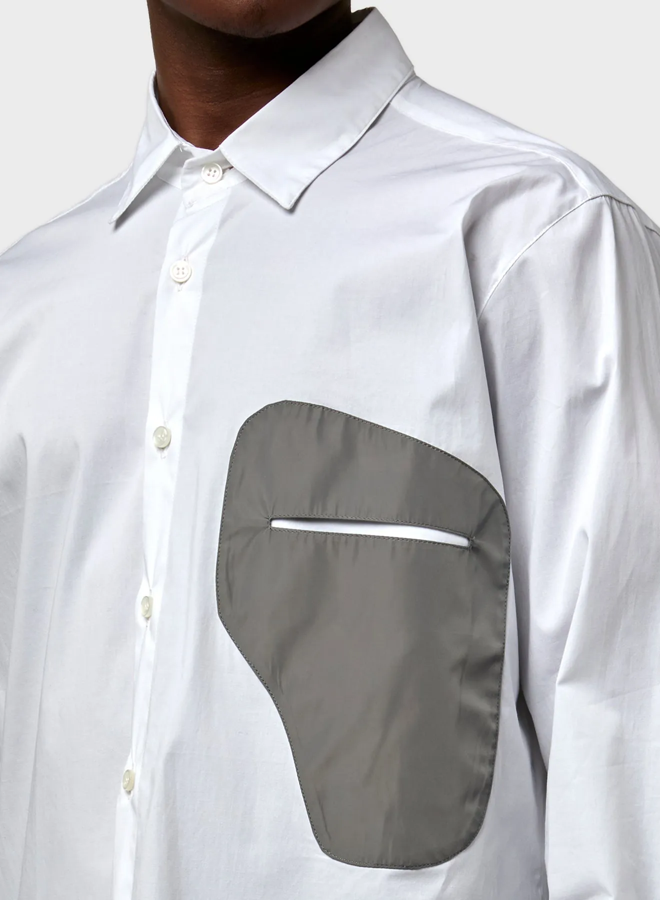 CLASSIC SHIRT WITH DESIGN POCKET sold by Les Hommes product image thumbnail 2