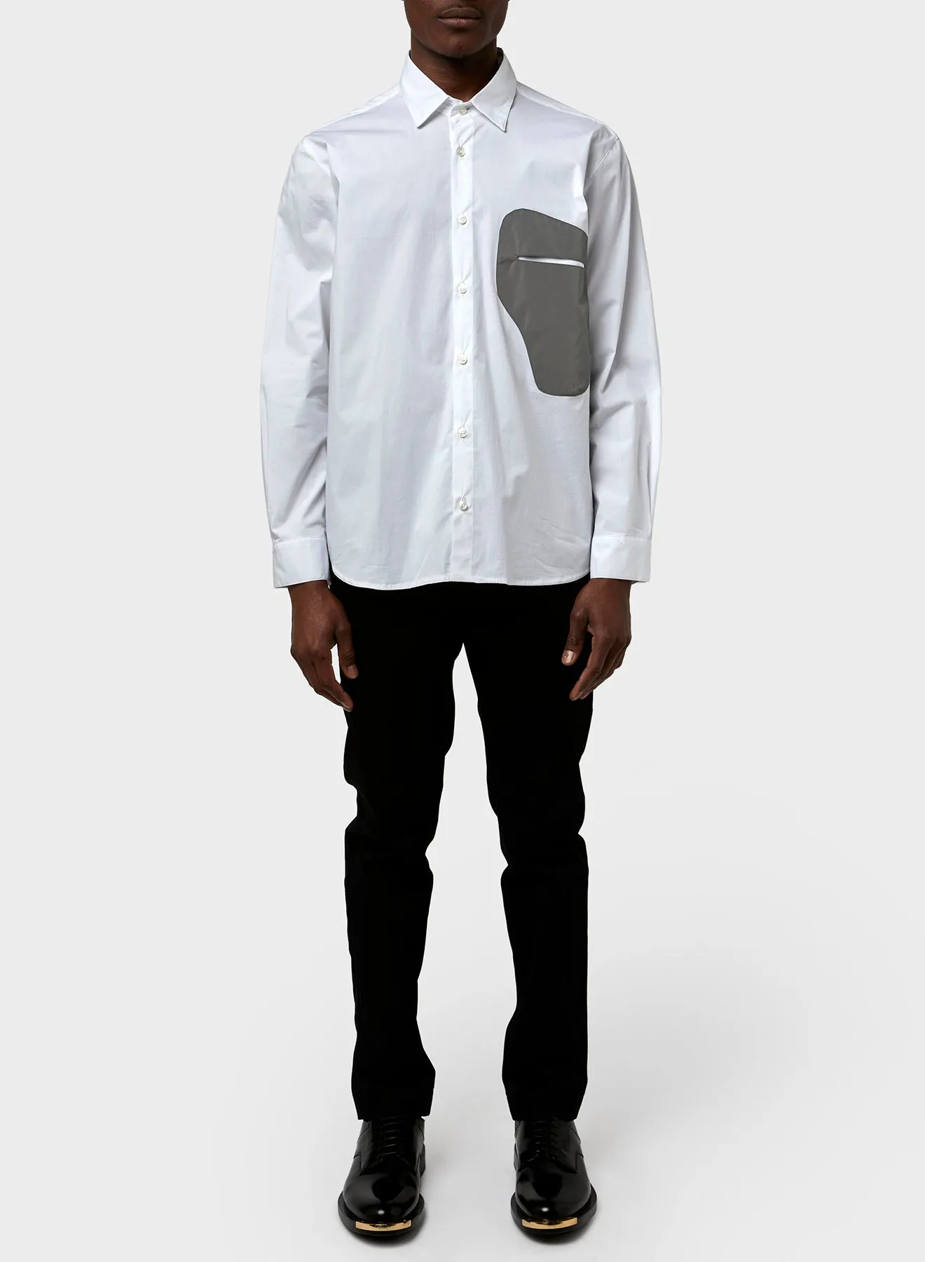 CLASSIC SHIRT WITH DESIGN POCKET sold by Les Hommes product image thumbnail 4