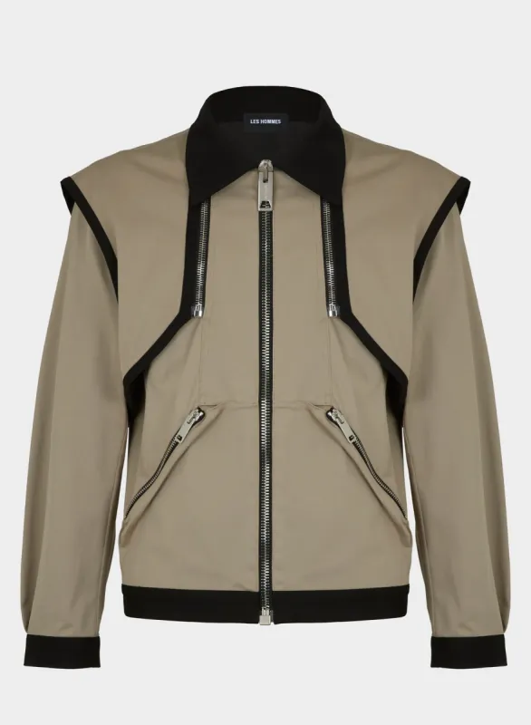 JACKET WITH DETACHABLE SLEEVES sold by Les Hommes