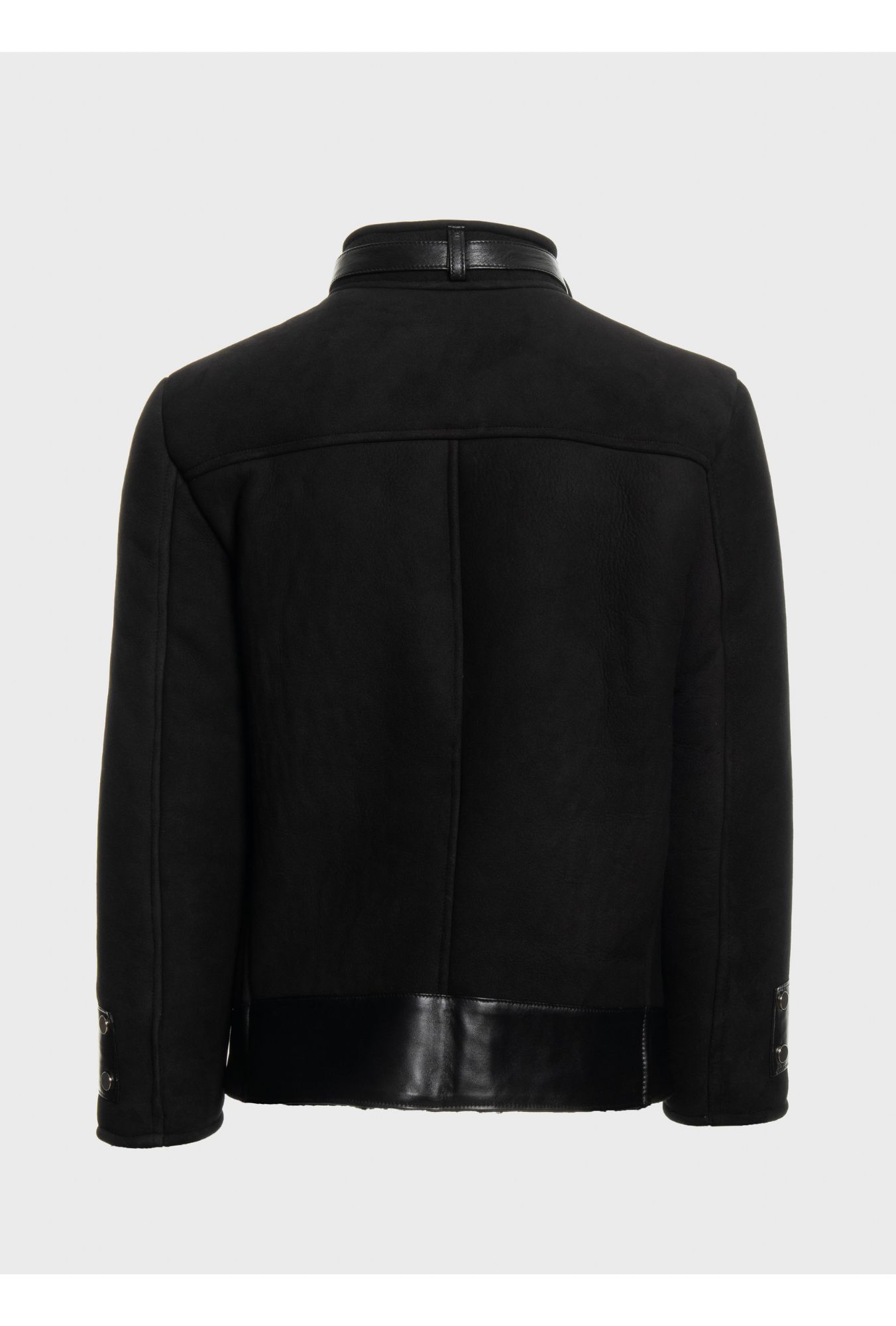 Shearling jacket + leather pockets sold by Les Hommes product image thumbnail 2