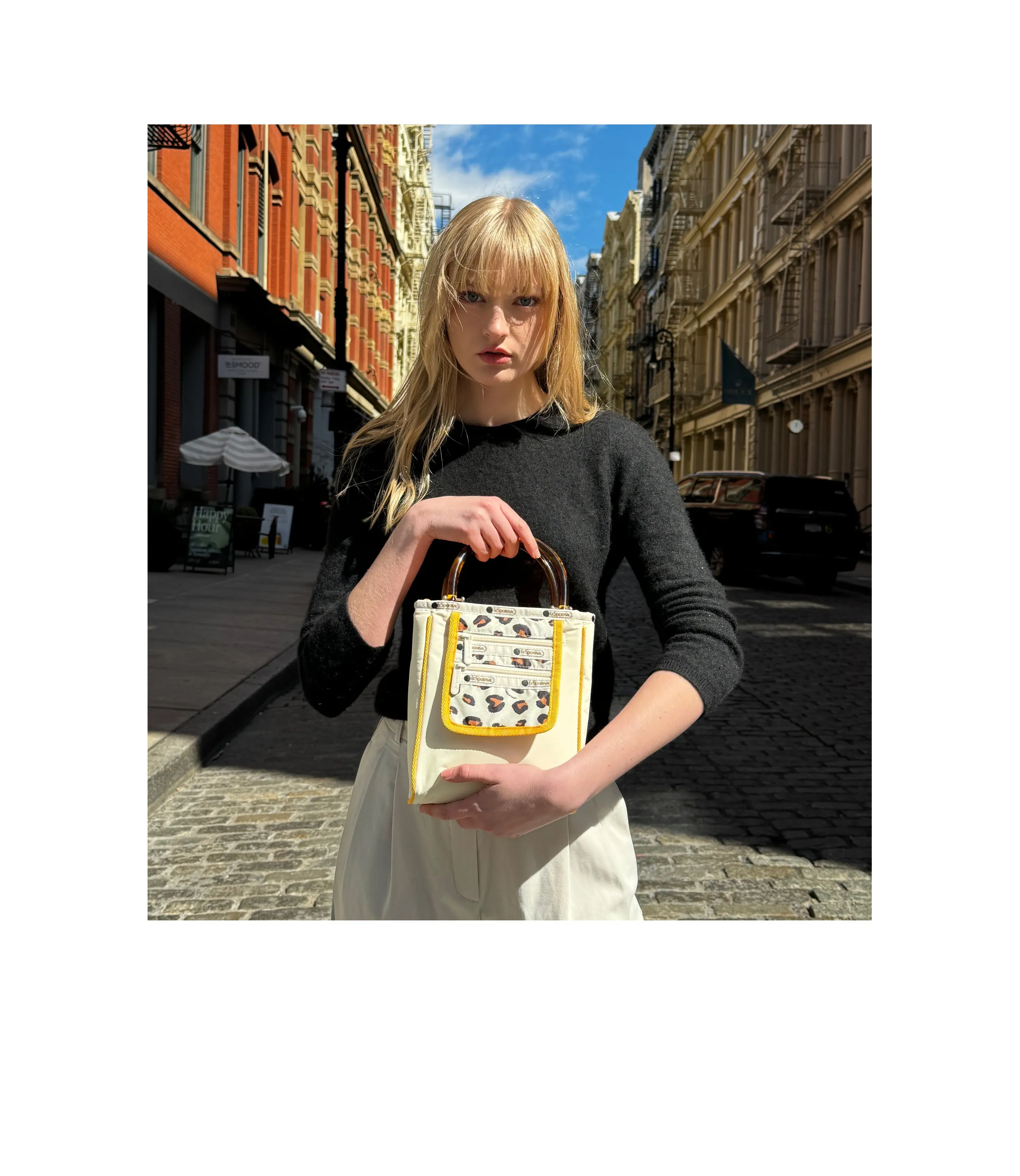 Small 2-Zip Pocket Tote sold by Lesportsac product image thumbnail 2