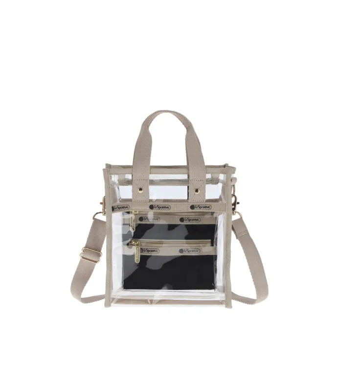 ■LeSportsac■CLEAR MINI TOTE Clear Mini North/South Tote | Parallel