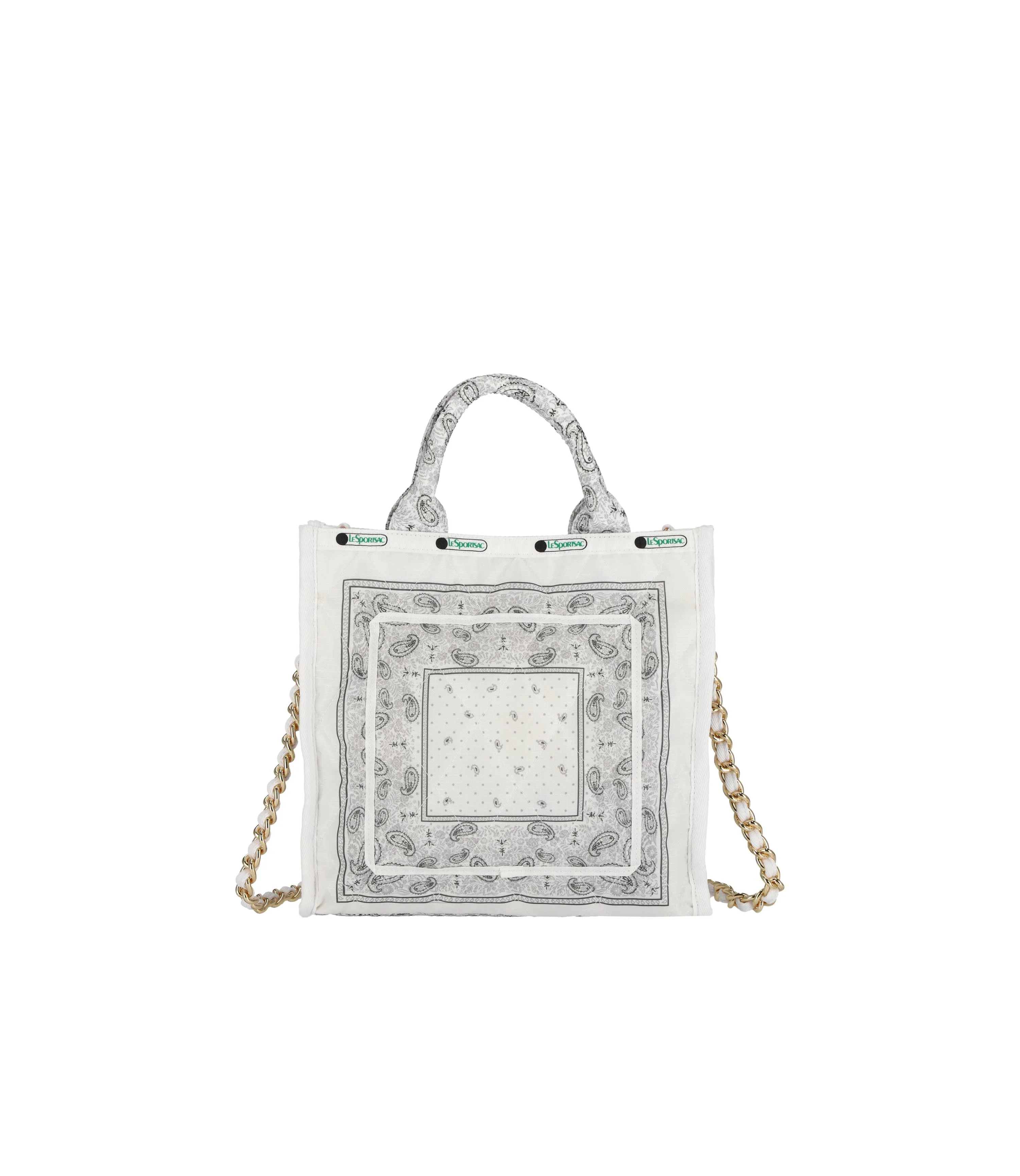 Small Chain Quilt Tote sold by Lesportsac