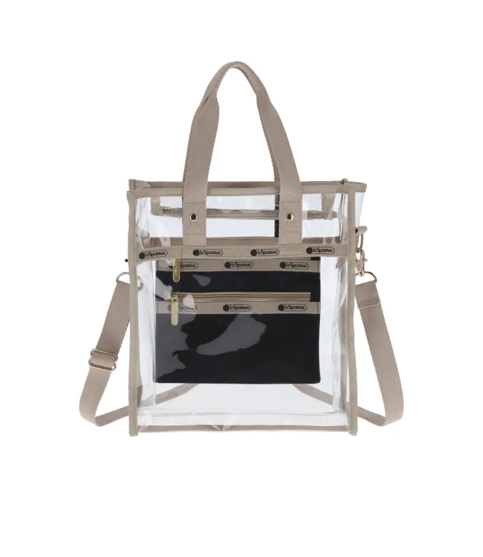 ■LeSportsac■CLEAR MINI TOTE Clear Mini North/South Tote | Parallel