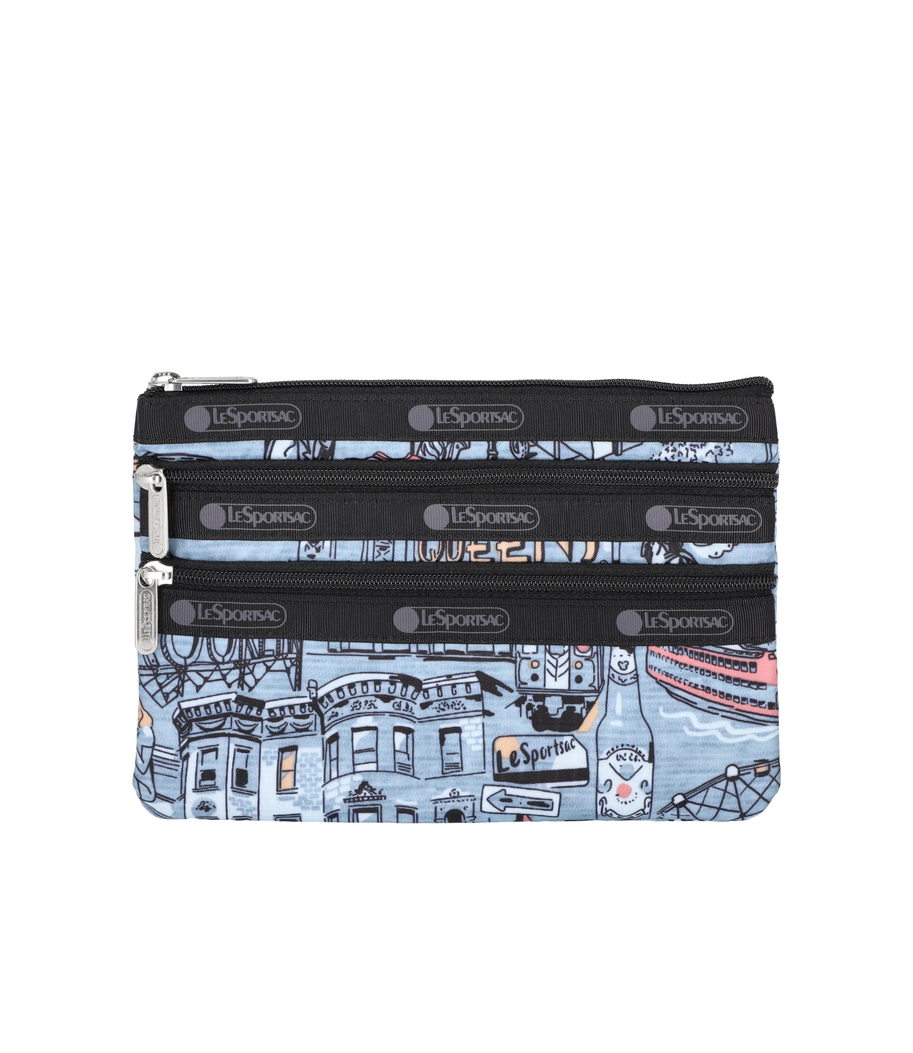 3-Zip Cosmetic sold by Lesportsac