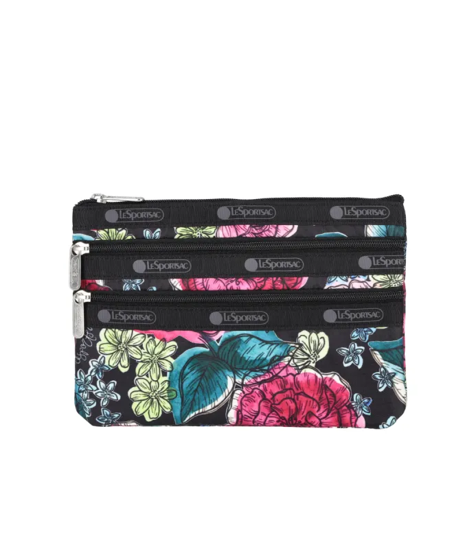 3-Zip Cosmetic sold by Lesportsac