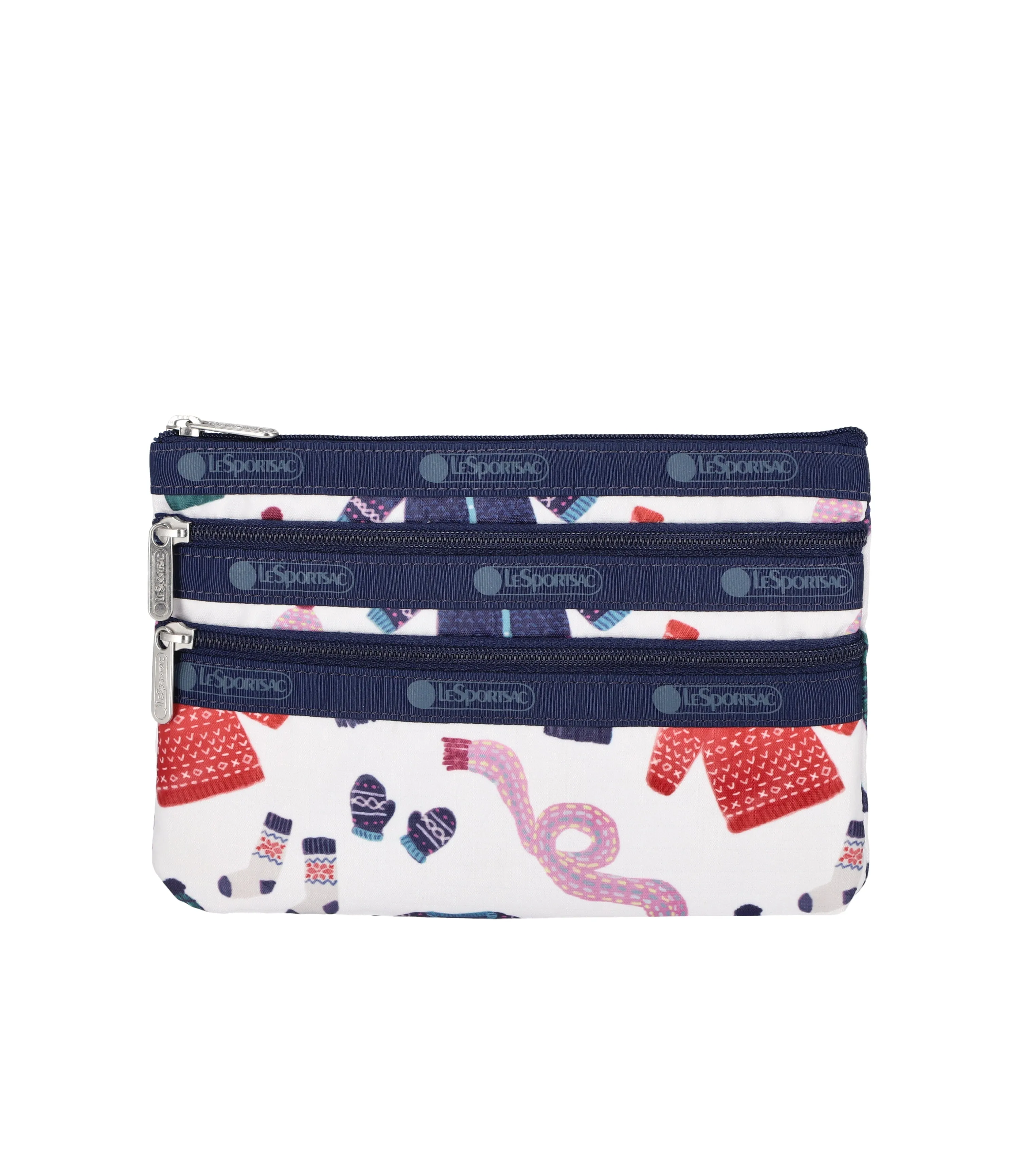 3-Zip Cosmetic sold by Lesportsac