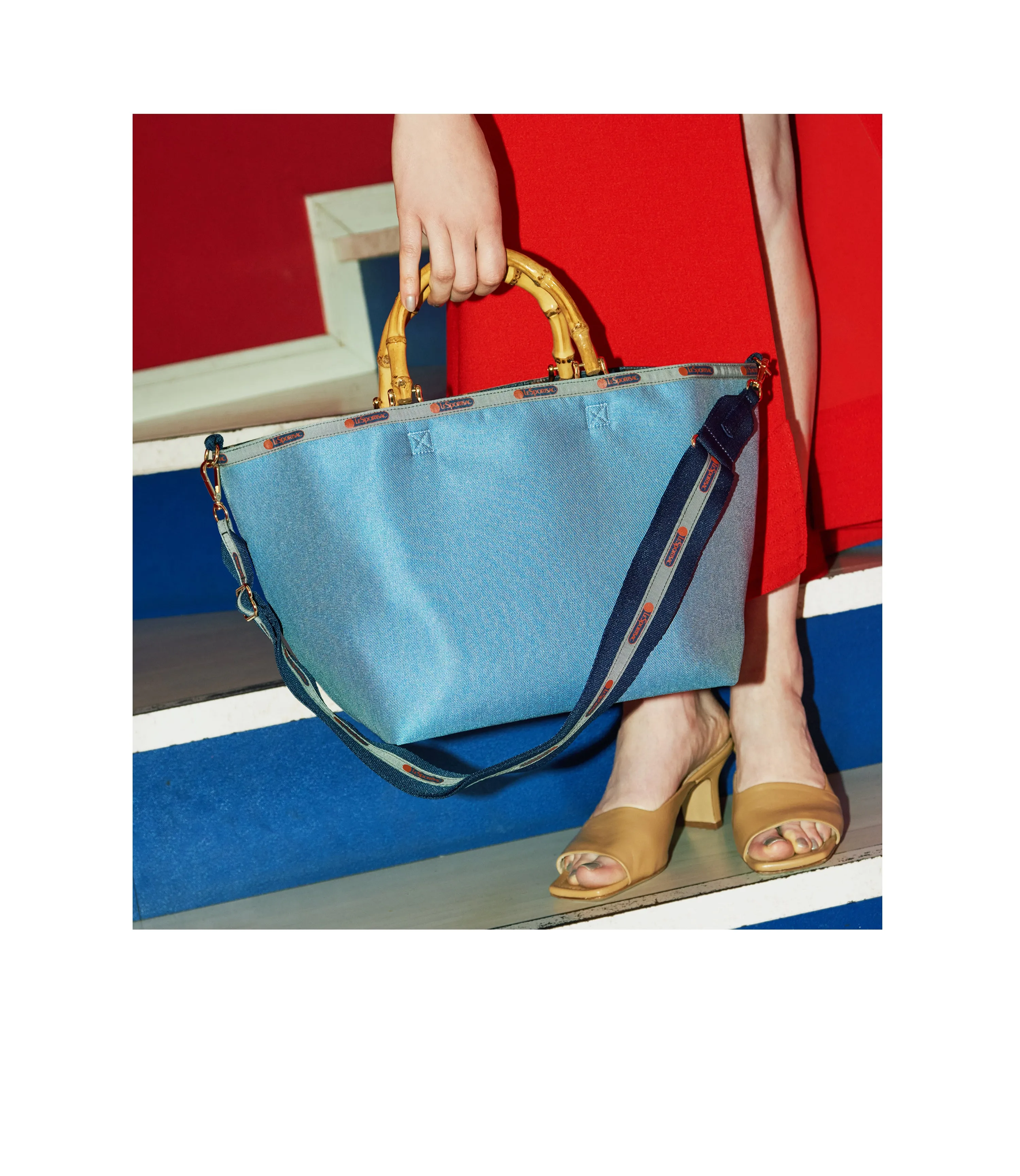 Medium Bamboo Tote with Strap sold by Lesportsac product image thumbnail 2