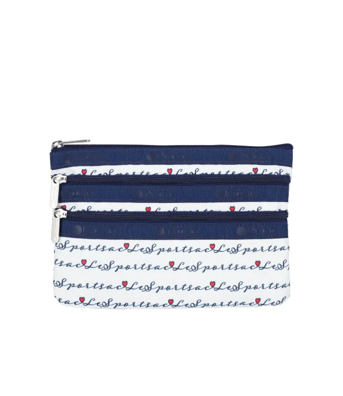 3-Zip Cosmetic sold by Lesportsac