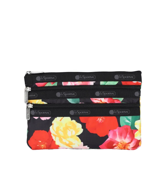 3-Zip Cosmetic sold by Lesportsac