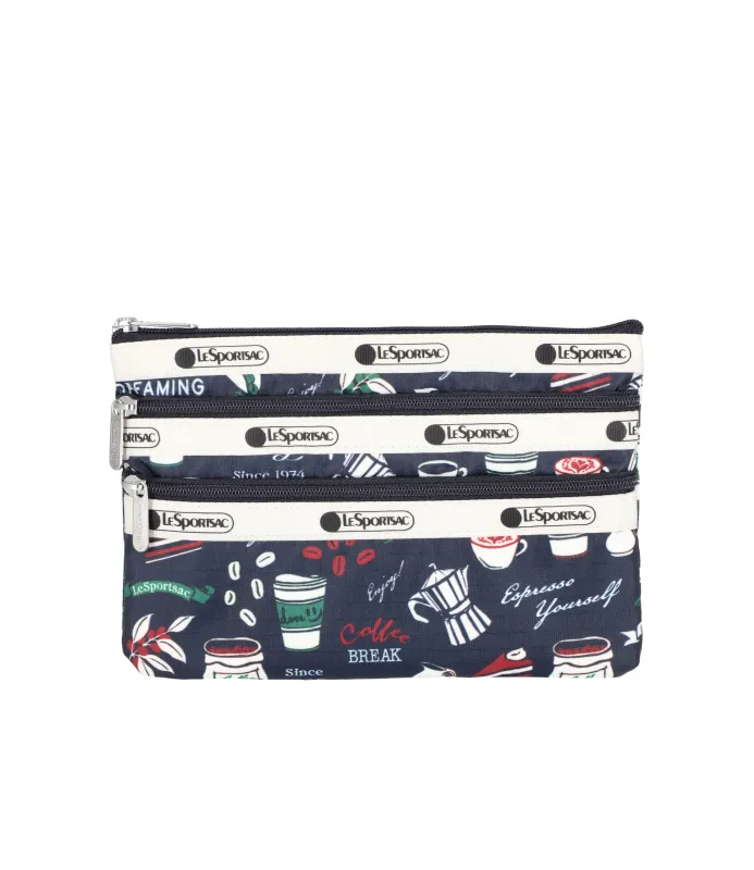 3-Zip Cosmetic sold by Lesportsac