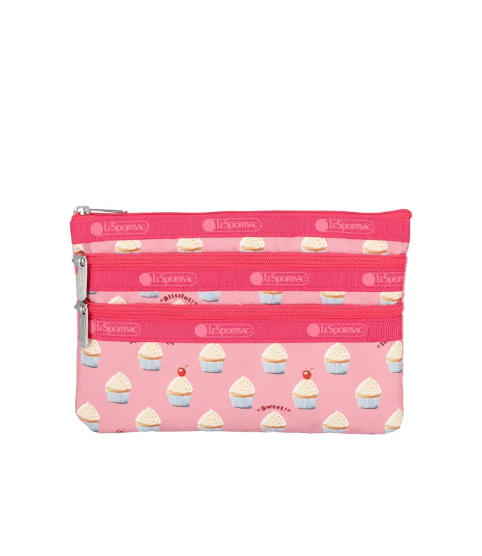 3-Zip Cosmetic sold by Lesportsac