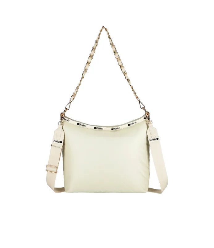 Chain Medium Zip Shoulder Bag sold by Lesportsac