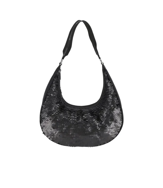Sequin Round Shoulder Bag sold by Lesportsac
