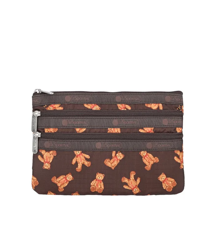 3-Zip Cosmetic made by Lesportsac