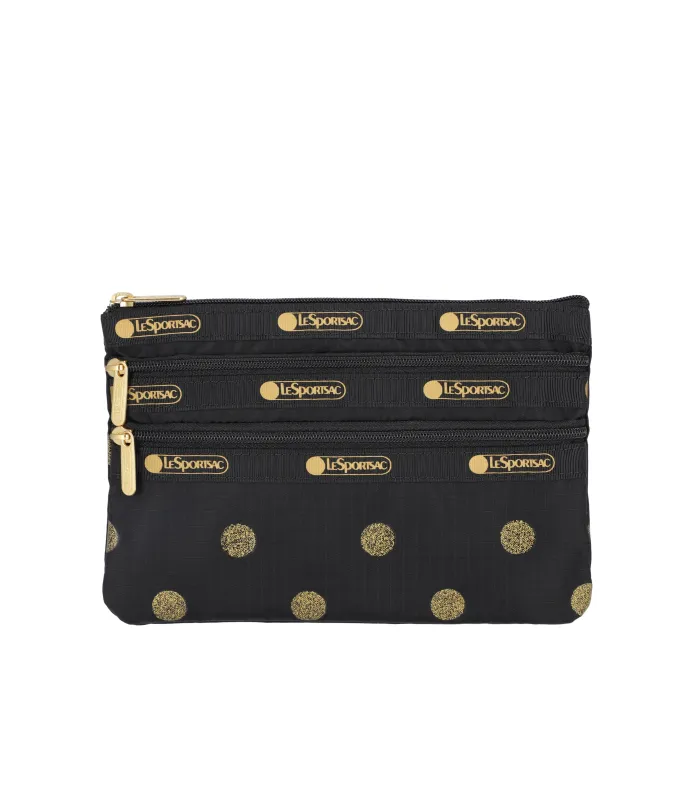 3-Zip Cosmetic made by Lesportsac