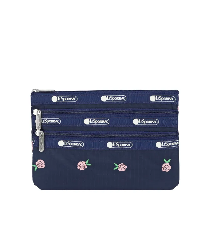 3-Zip Cosmetic made by Lesportsac