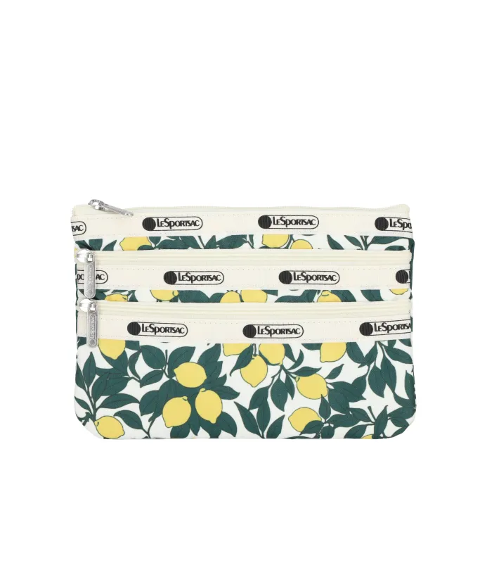 3-Zip Cosmetic made by Lesportsac