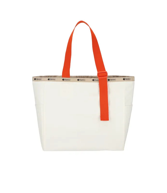 Large Handle Adjustable Tote made by Lesportsac