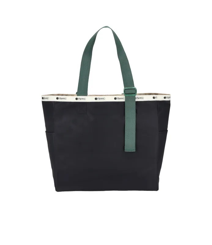 Large Handle Adjustable Tote made by Lesportsac