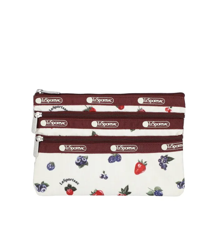 3-Zip Cosmetic made by Lesportsac