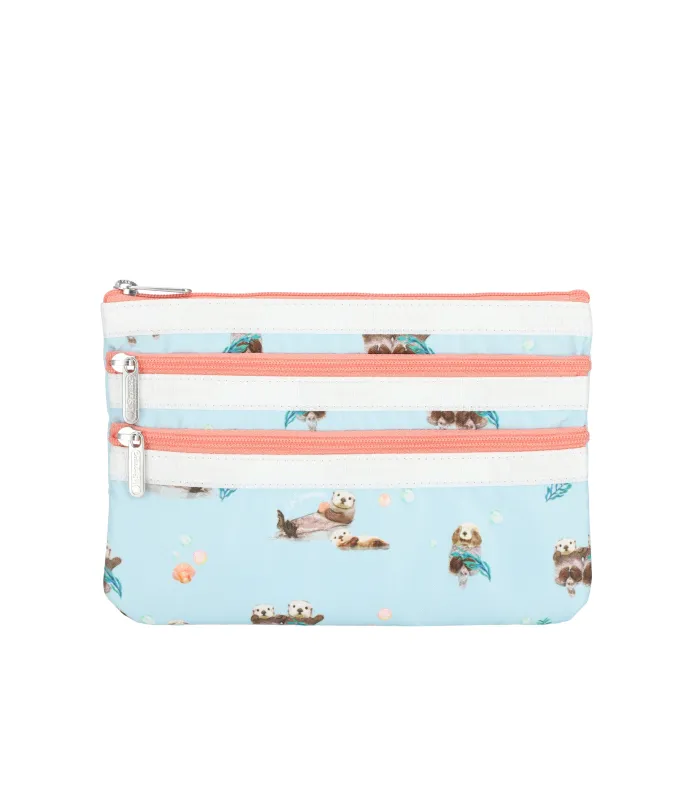 3-Zip Cosmetic made by Lesportsac