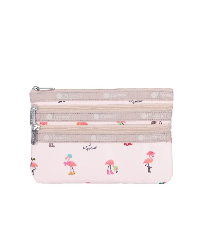 3-Zip Cosmetic made by Lesportsac