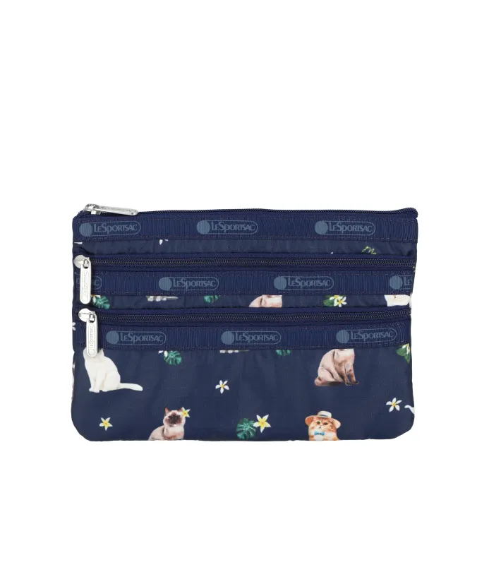 3-Zip Cosmetic made by Lesportsac