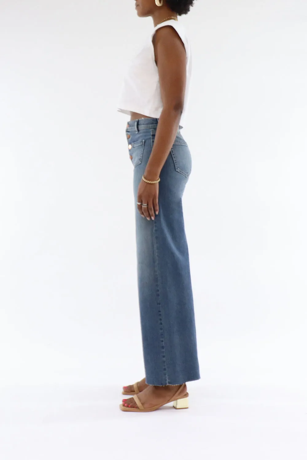 Hudson Button Fly Wide Leg sold by Level 99 product image thumbnail 2