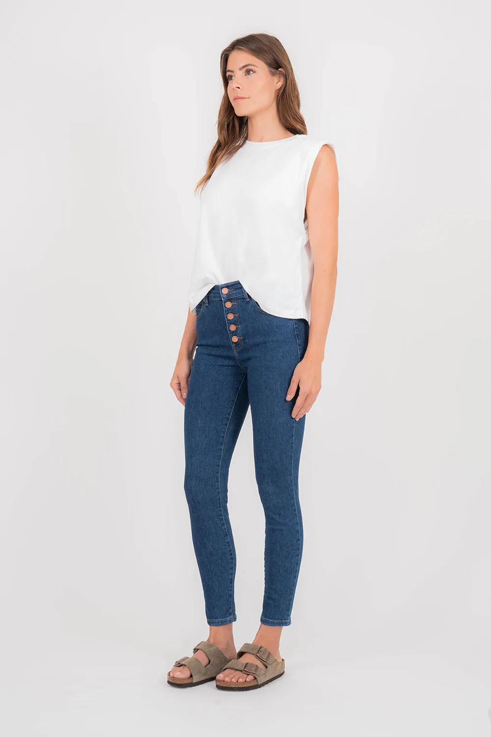 Heidi Exposed Button Fly sold by Level 99 product image thumbnail 2