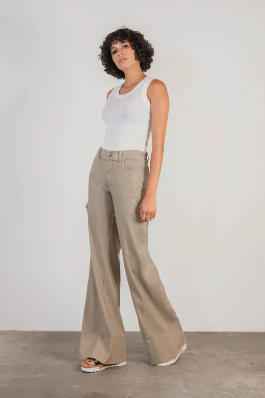 Tyler Wide Leg Linen Pant sold by Level 99