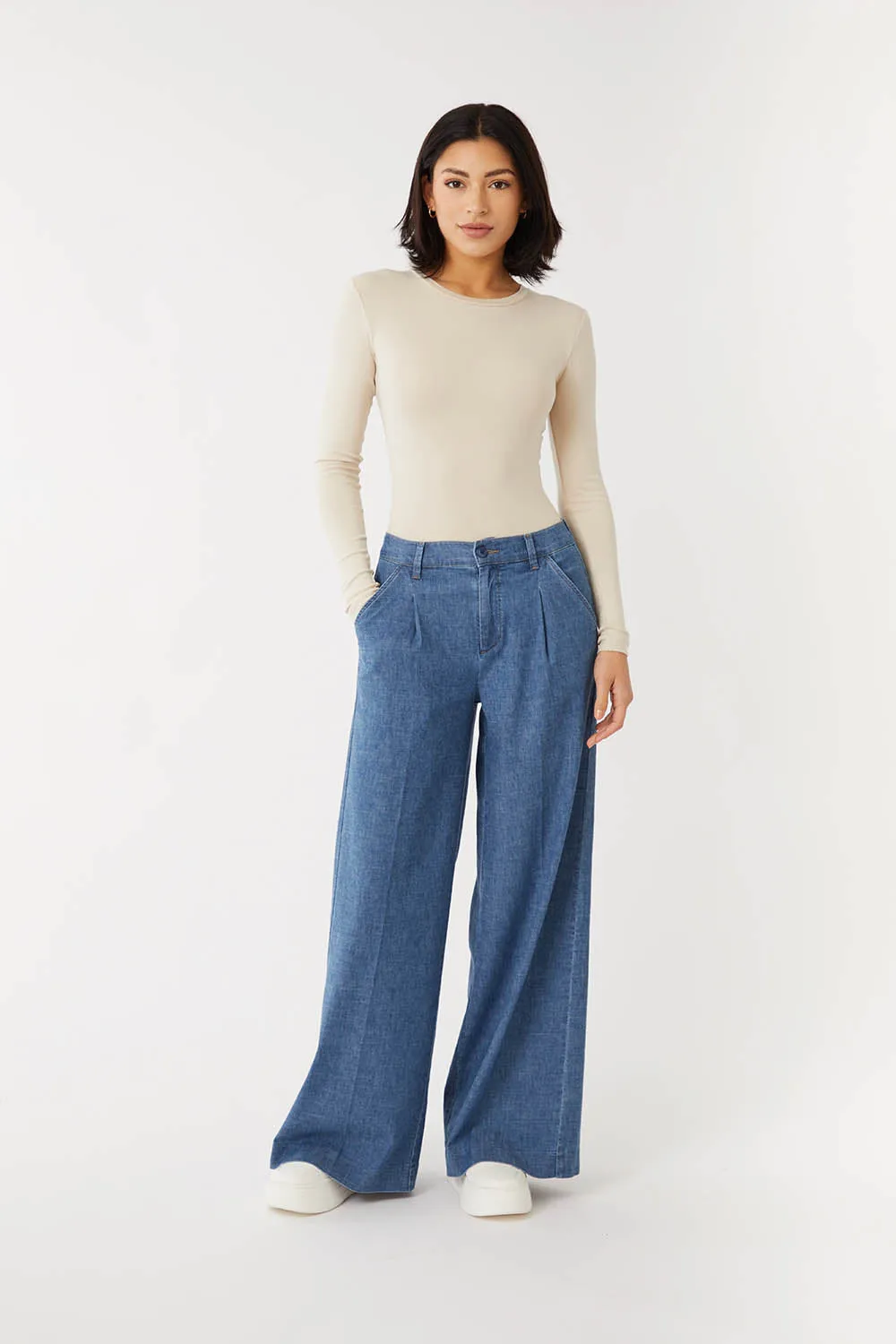 Denim by Nature™ Brooke Wide Leg Pant sold by Level 99 product image thumbnail 4