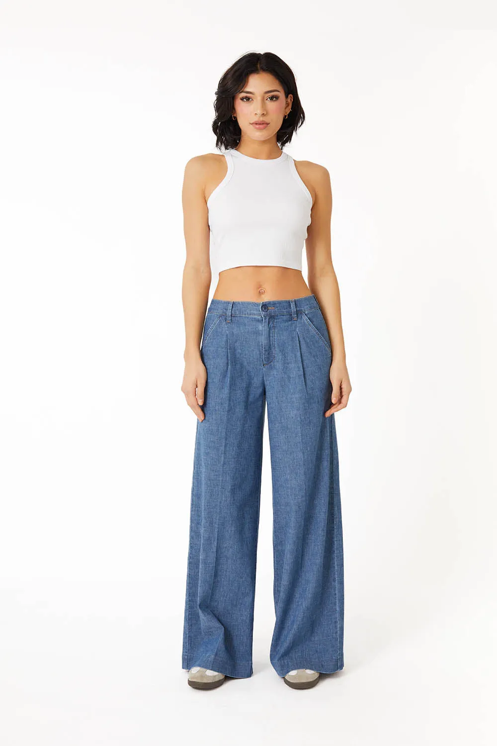 Denim by Nature™ Brooke Wide Leg Pant sold by Level 99