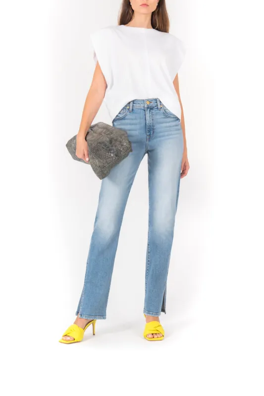 Cara Side Slit Slim Straight sold by Level 99