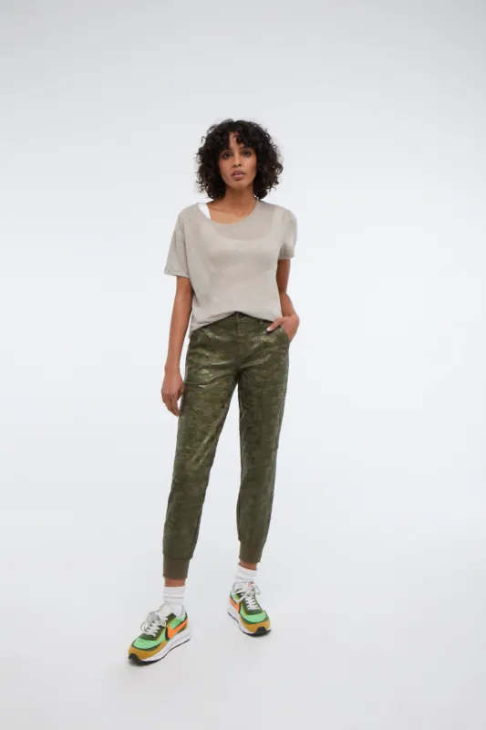 Angie Glossy Camo Jogger sold by Level 99