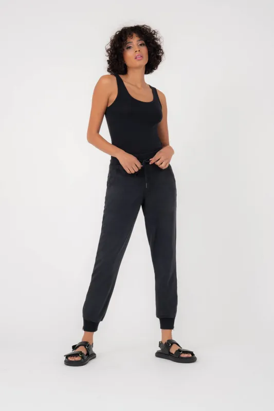 Jenny Vegan Suede Jogger sold by Level 99