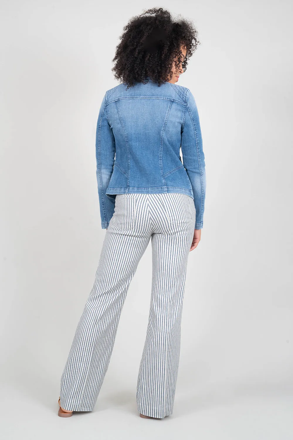 Melissa Denim Zip Up Jacket sold by Level 99 product image thumbnail 2