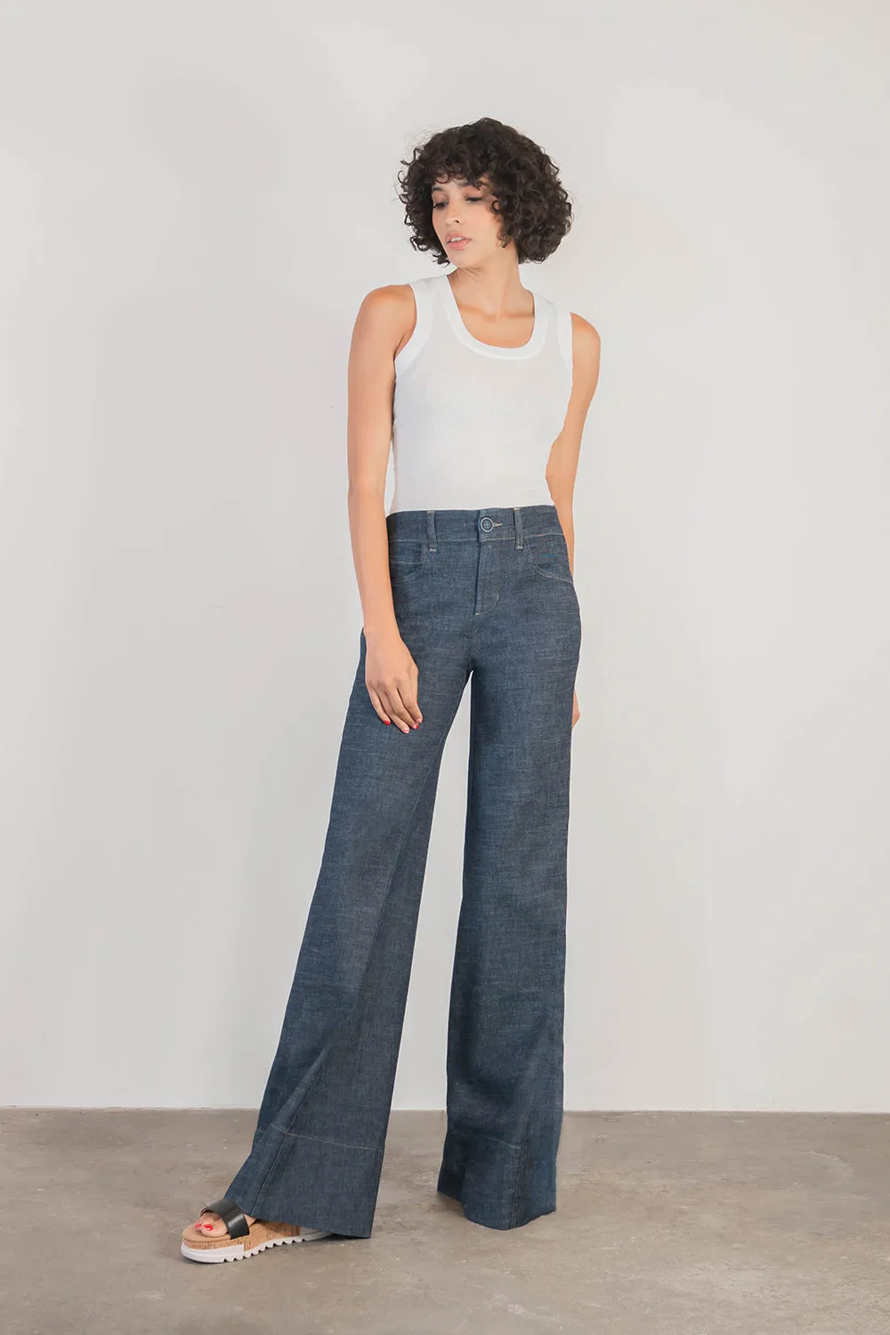 Denim by Nature™ Tyler Wide Leg Pant sold by Level 99
