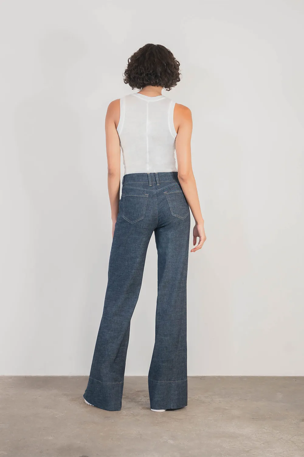 Denim by Nature™ Tyler Wide Leg Pant sold by Level 99 product image thumbnail 4