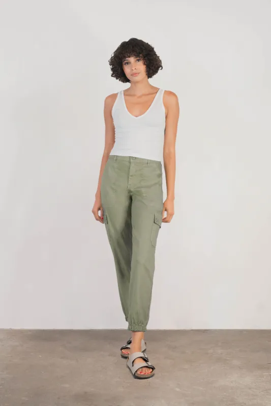 Sadie Linen Cargo Pants sold by Level 99