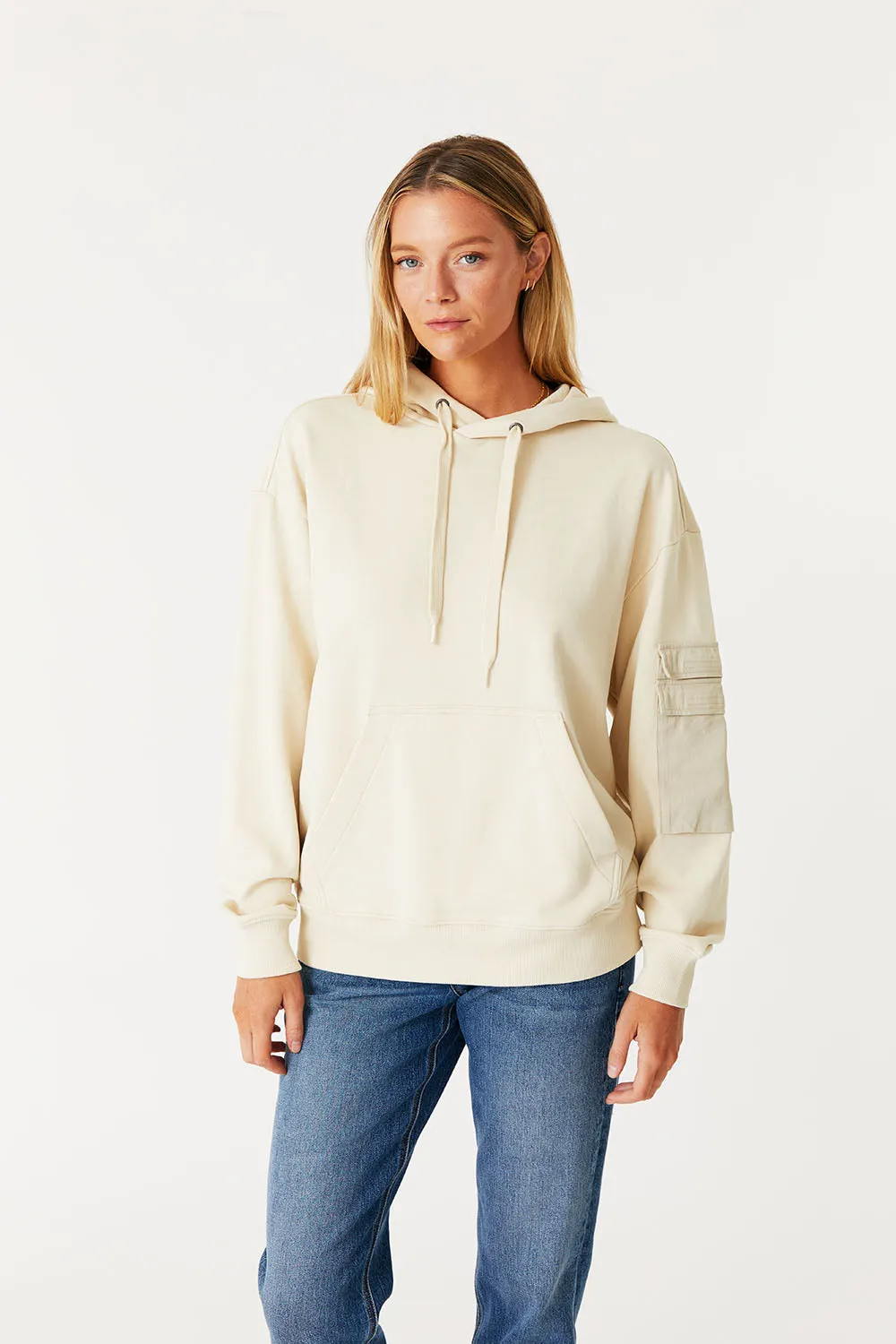 Cotton Fleece - Hooded Sweatshirt sold by Level 99