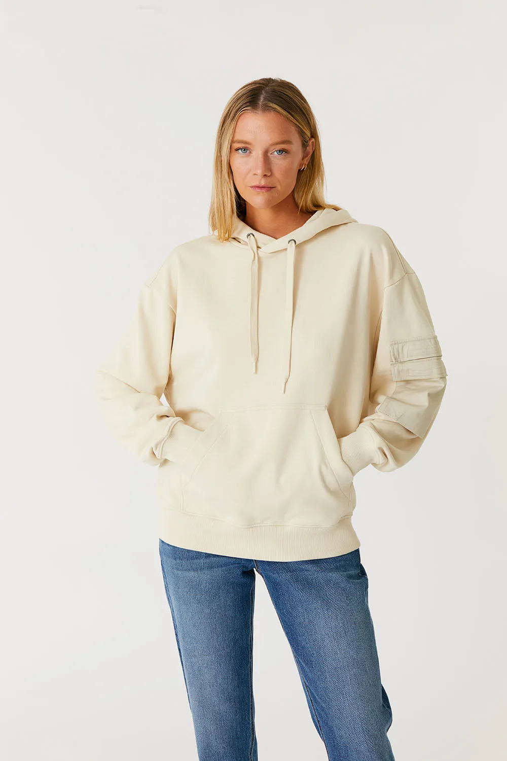 Cotton Fleece - Hooded Sweatshirt sold by Level 99 product image thumbnail 3