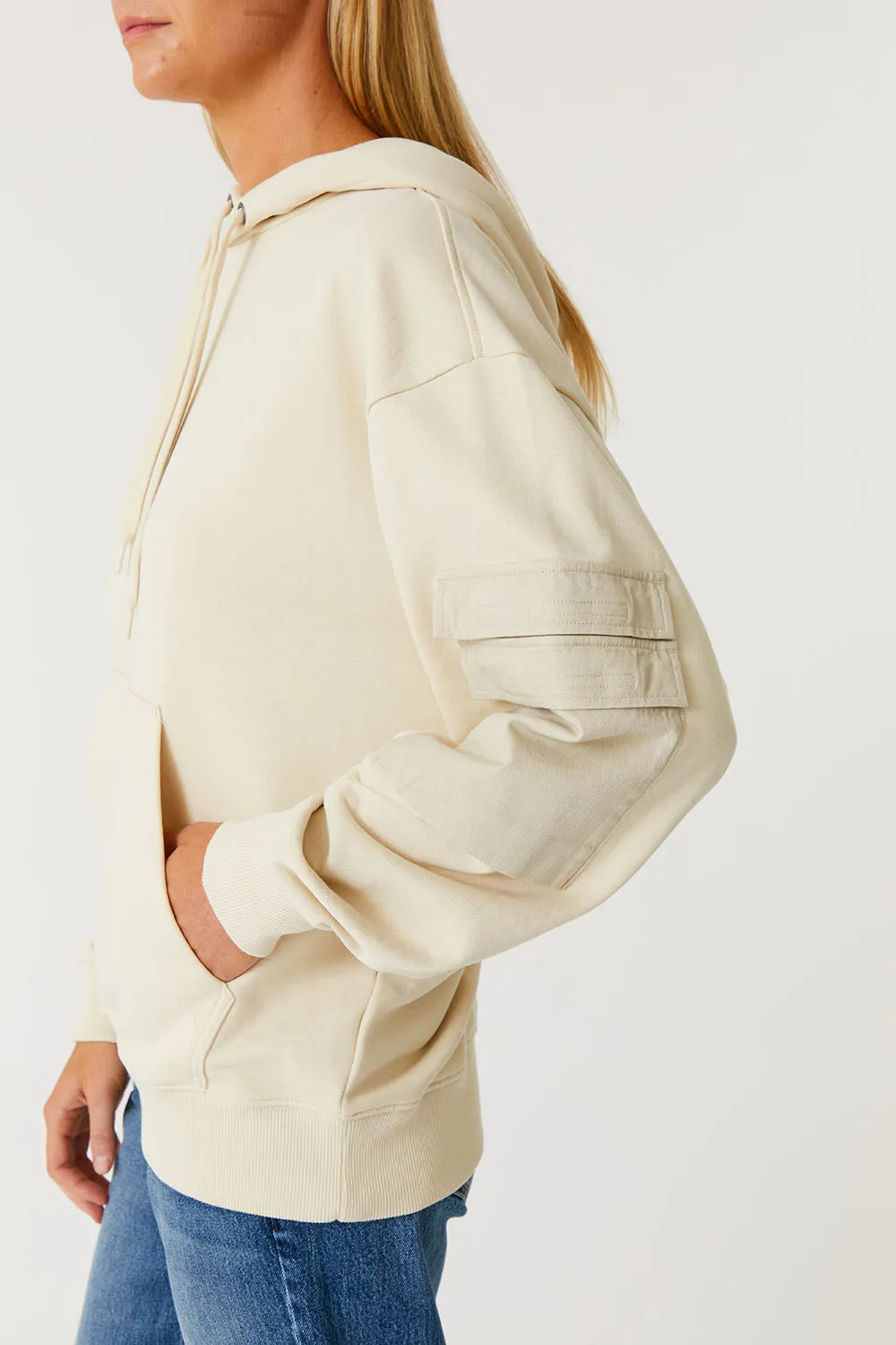 Cotton Fleece - Hooded Sweatshirt sold by Level 99 product image thumbnail 2