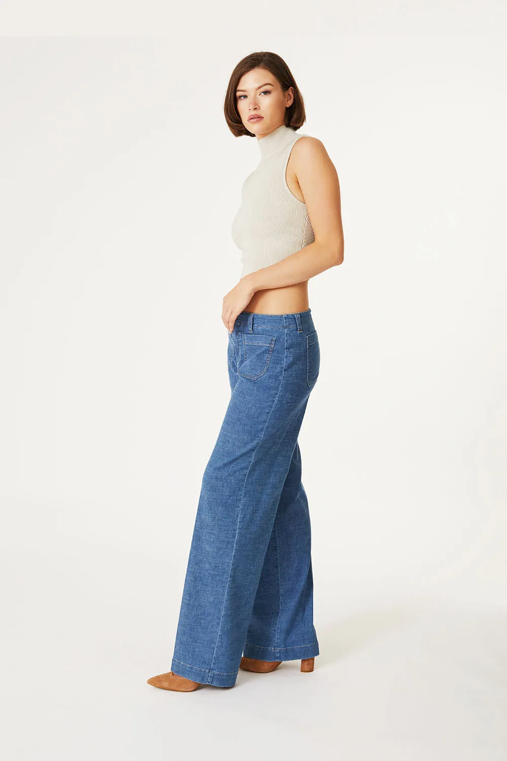 Denim by Nature™ Hampton Wide Leg sold by Level 99 product image thumbnail 2