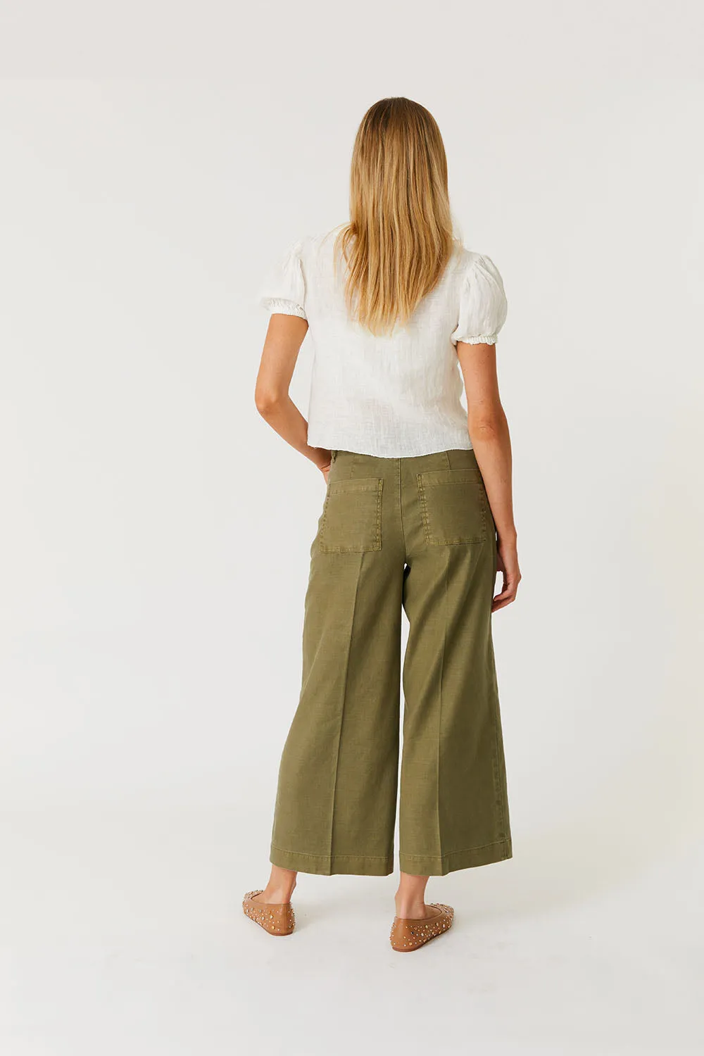 Sophia Effortless Crop Pant sold by Level 99 product image thumbnail 3