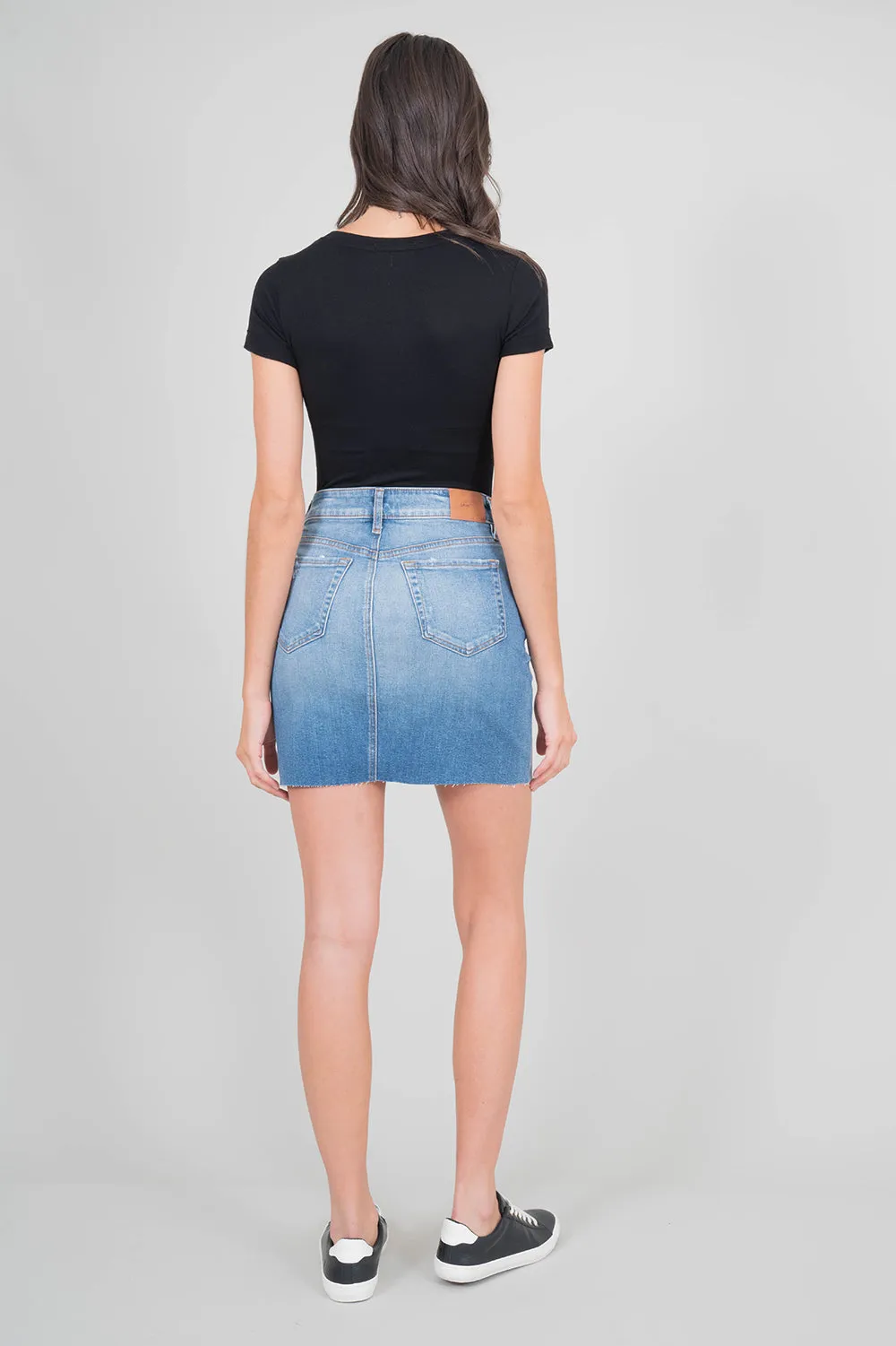 Lana Exposed Button Skirt sold by Level 99 product image thumbnail 3