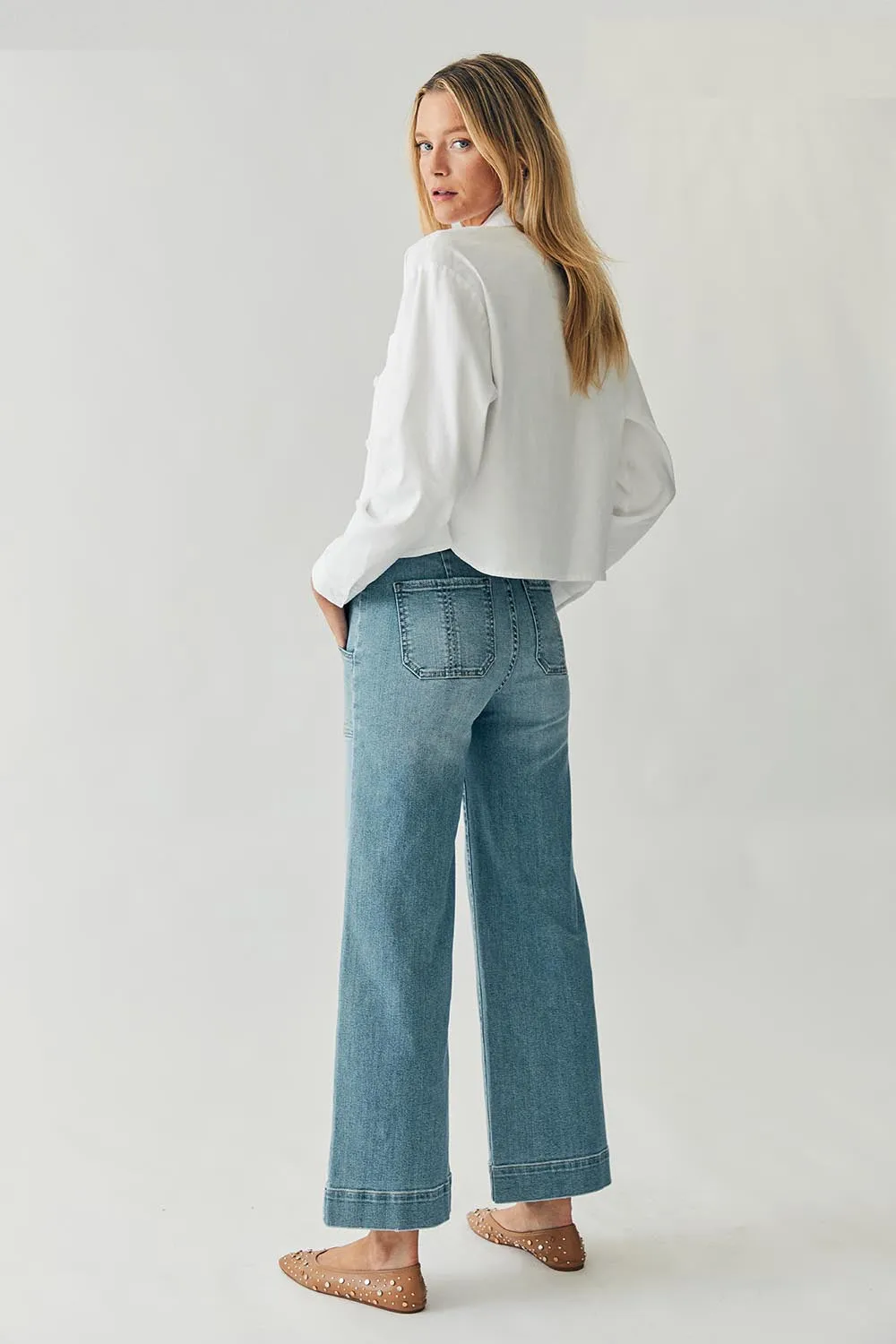 Emme Linen Shirt sold by Level 99 product image thumbnail 3